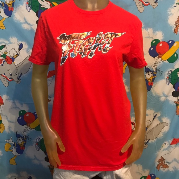 Street Fighter Fight Graphic Tee Medium Video Game